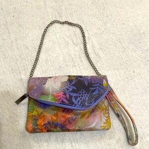 HOBO wristlet floral purse/clutch